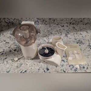 Vintage Sunbeam Oskar Mini Food Processor